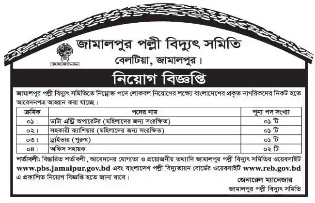 Palli Bidyut Job Circular 2024